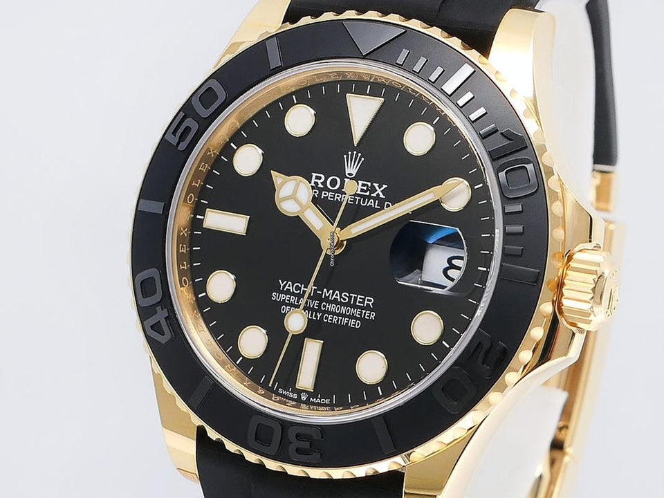 Rolex | Yacht-Master | M226658-0001 | Yellow gold | 42mm mm | Rubber | Black | Automatic
