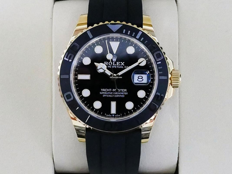 Rolex | Yacht-Master | M226658-0001 | Yellow gold | 42mm mm | Rubber | Black | Automatic