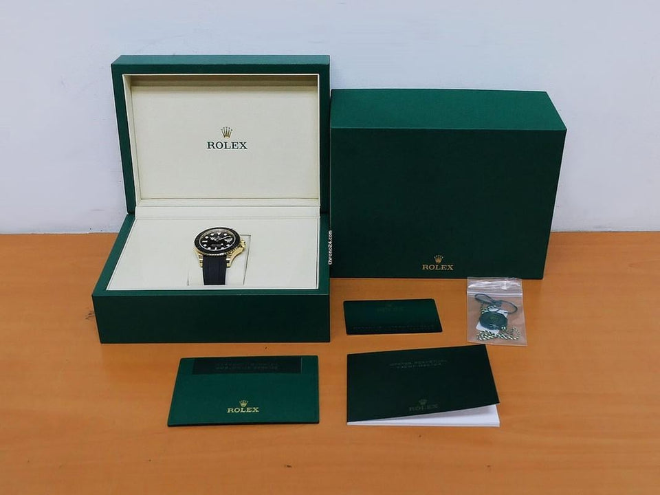 Rolex | Yacht-Master | M226658-0001 | Yellow gold | 42mm mm | Rubber | Black | Automatic