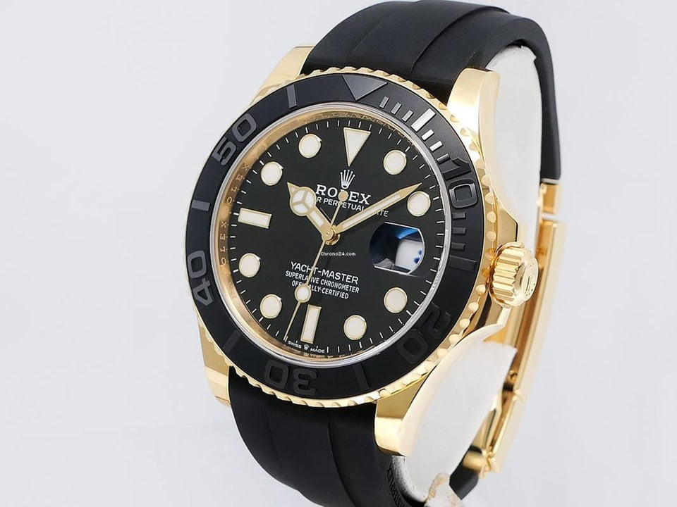 Rolex | Yacht-Master | M226658-0001 | Yellow gold | 42mm mm | Rubber | Black | Automatic