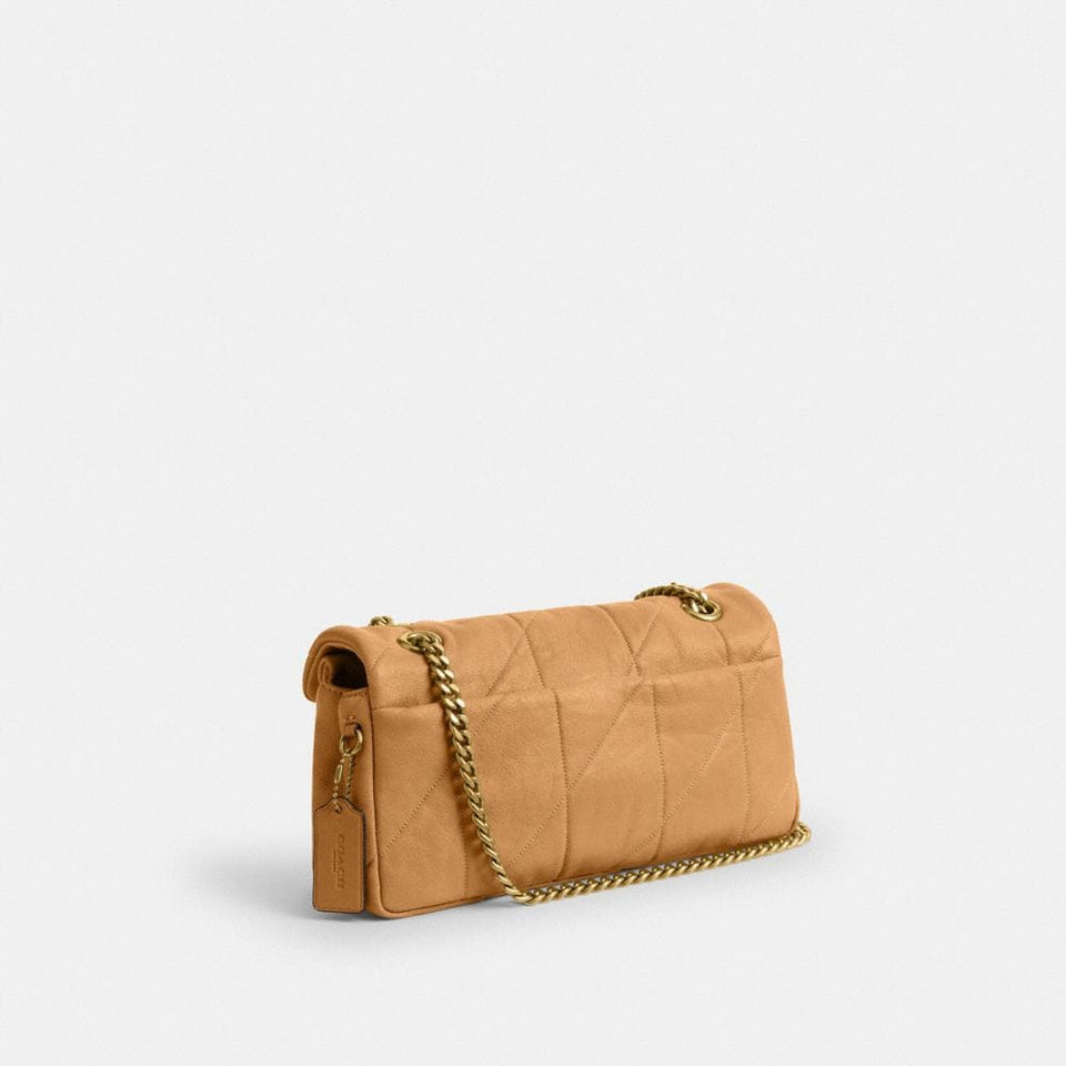 Coach Tabby Shoulder Bag 26 With Quilting Brass Biscuit