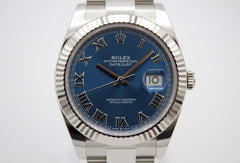 Rolex | Datejust | 126334 | Steel | 41 mm | Steel | Blue | Automatic