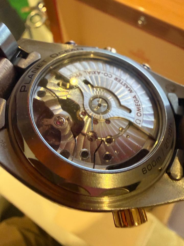 Omega Seamaster Planet Ocean Chronograph Complete fully working watch with box / papers / manuals etc