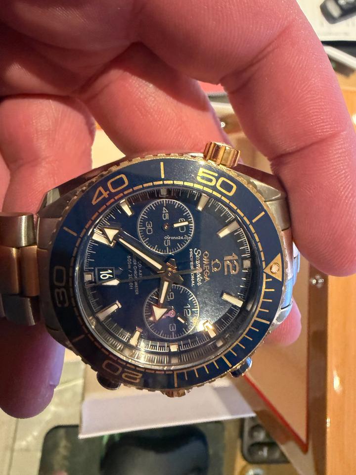 Omega Seamaster Planet Ocean Chronograph Complete fully working watch with box / papers / manuals etc