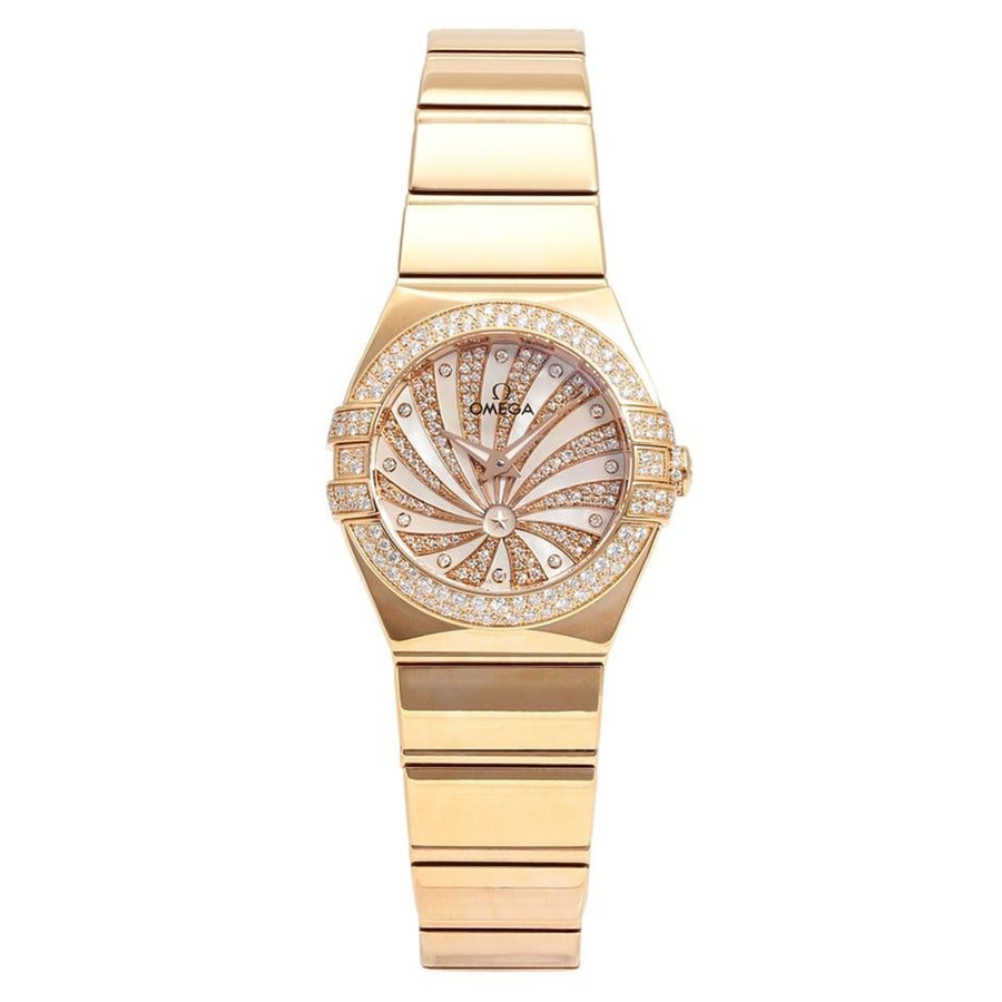 Omega Constellation Quartz123.55.24.60.55.013 Quartz Red gold New