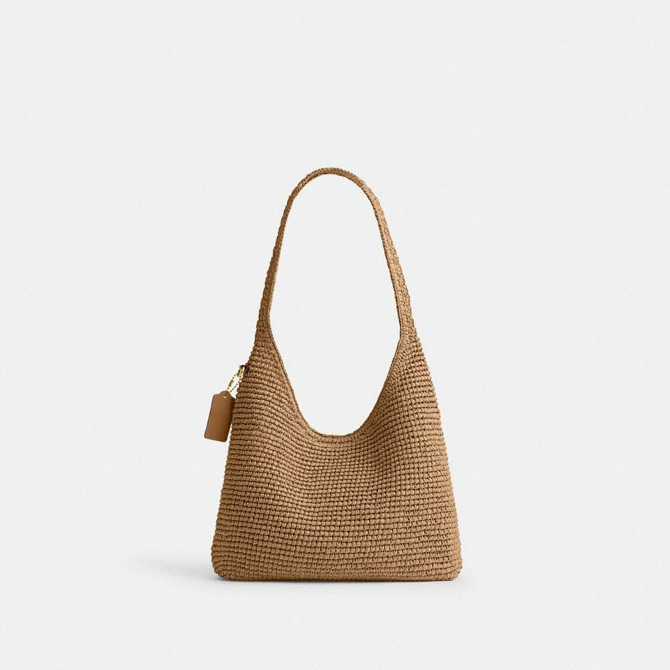 Coach Brooklyn Shoulder Bag 28 Brass Natural