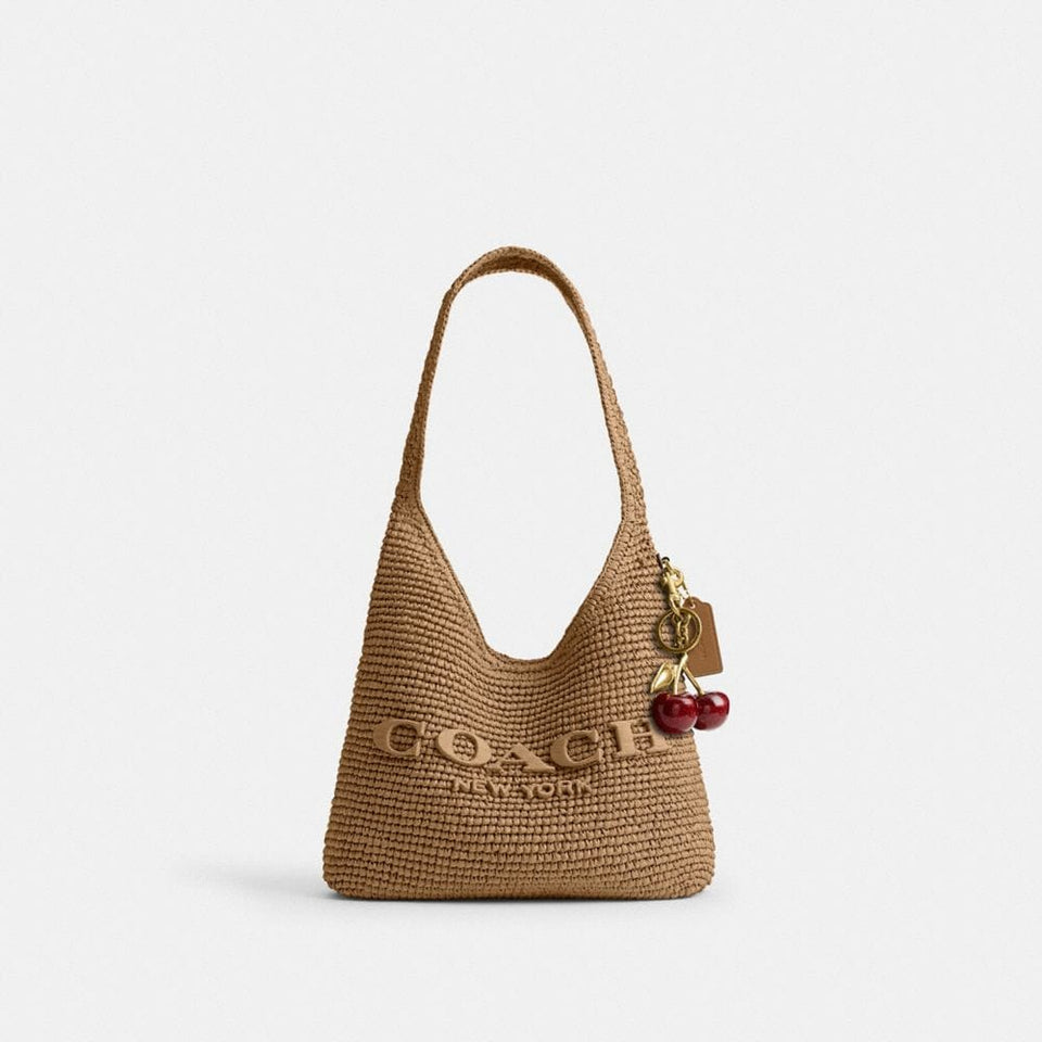 Coach Brooklyn Shoulder Bag 28 Brass Natural
