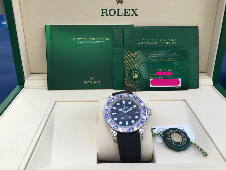 Rolex | Yacht-Master | 126679SABR | White gold | 40 mm | Rubber | Black | Automatic