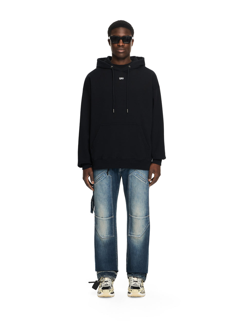 Off White 3D Spray Arrow Skate Hoodie