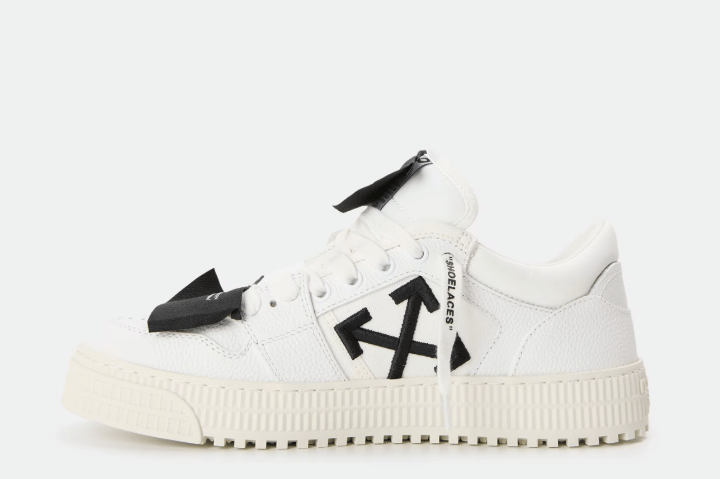 OFF WHITE Men's 3.0 Court Low Eye-catching Silhouette Trainers 'White/Black'