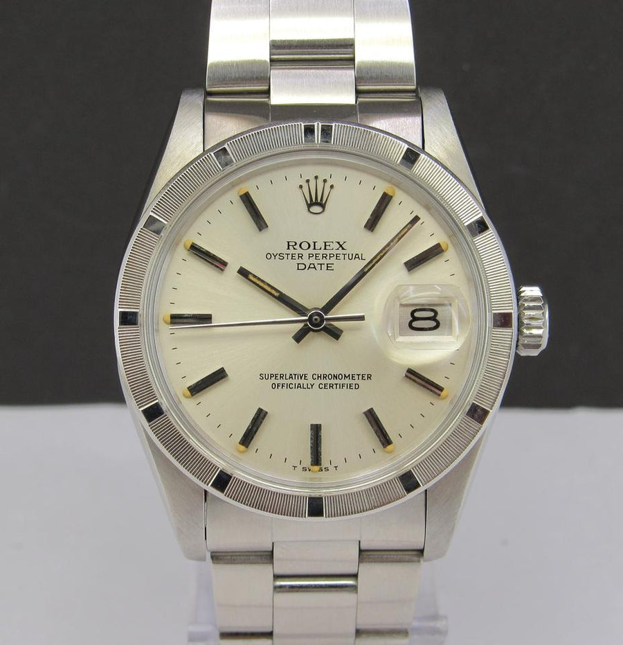 Rolex | Oyster Perpetual | 1501 | Steel | 34 x 43 mm | Steel | Silver | Automatic
