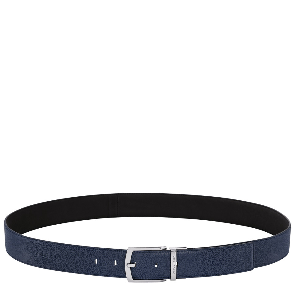 Longchamp Le Foulonné Men's belt Navy/Black