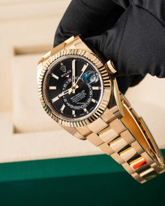 Rolex | Sky-Dweller | 326938 | Yellow gold | 42 mm | Black | Automatic