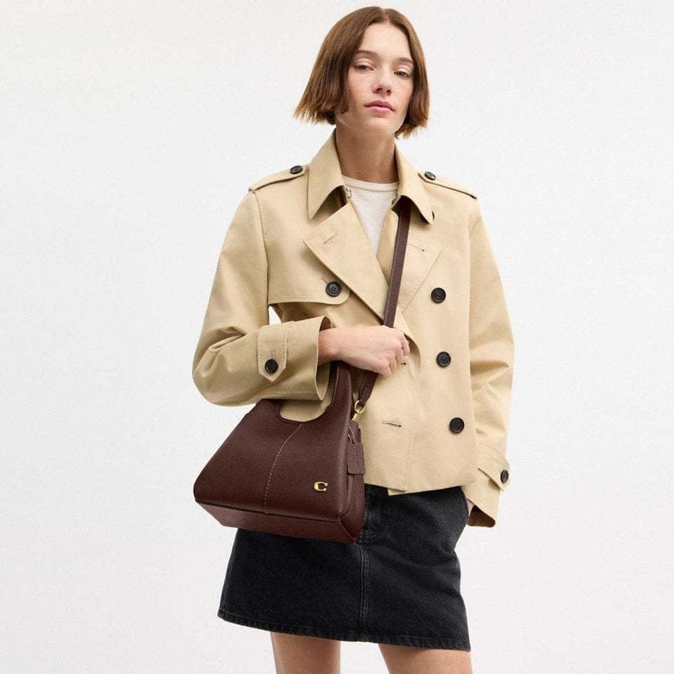 Coach Lana Shoulder Bag 23 Brass Maple