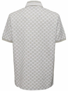 GUCCI Gg Jacquard Cotton Piquet Polo T-Shirt