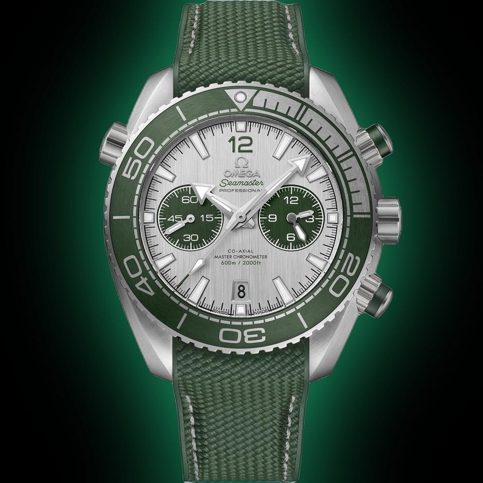 Omega Seamaster Planet Ocean Chronograph600m 45.5mm Grey dial 215.32.46.51.06.001 Rubber strap