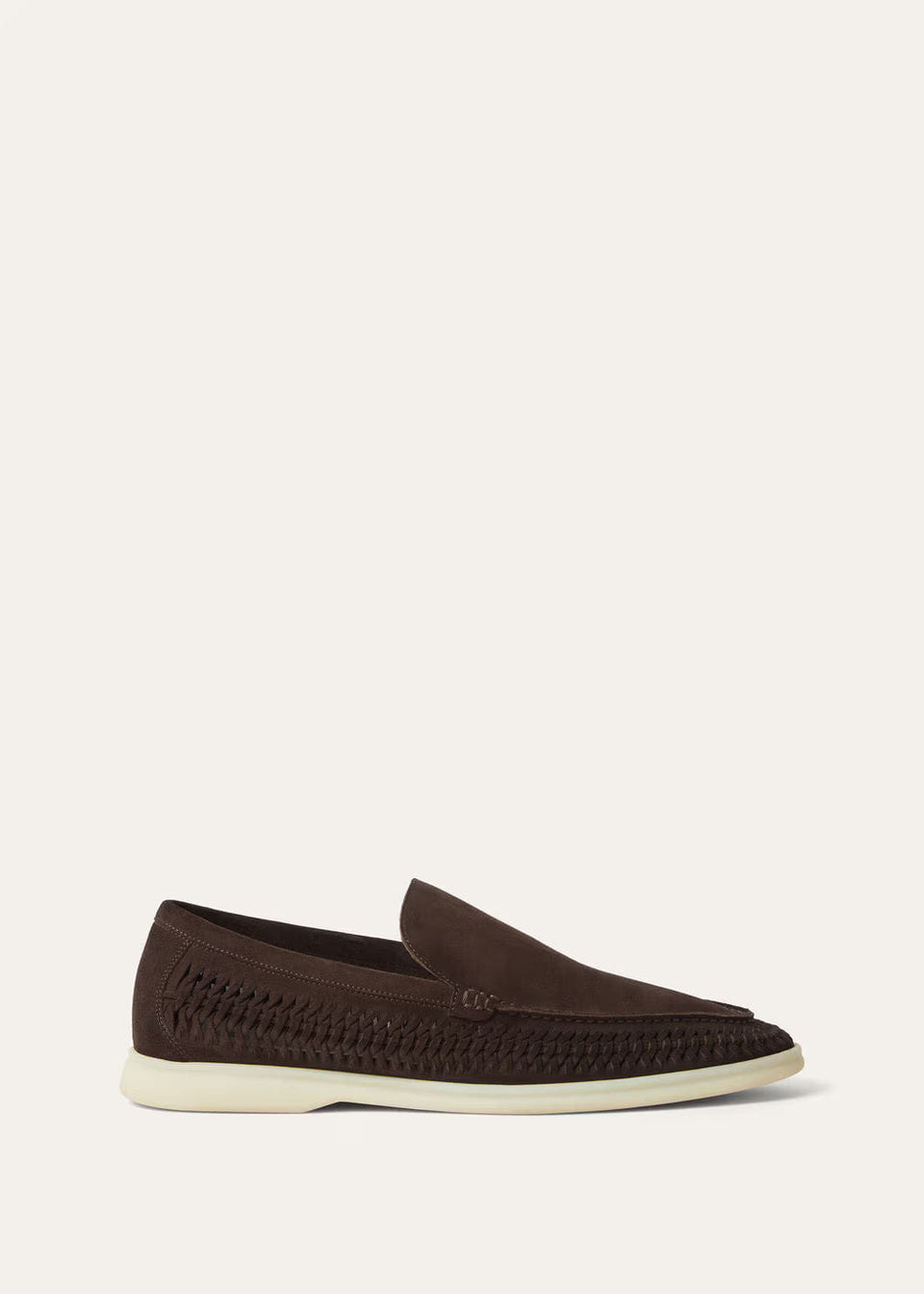 LoroPiana Summer Walk Loafer Chocolate