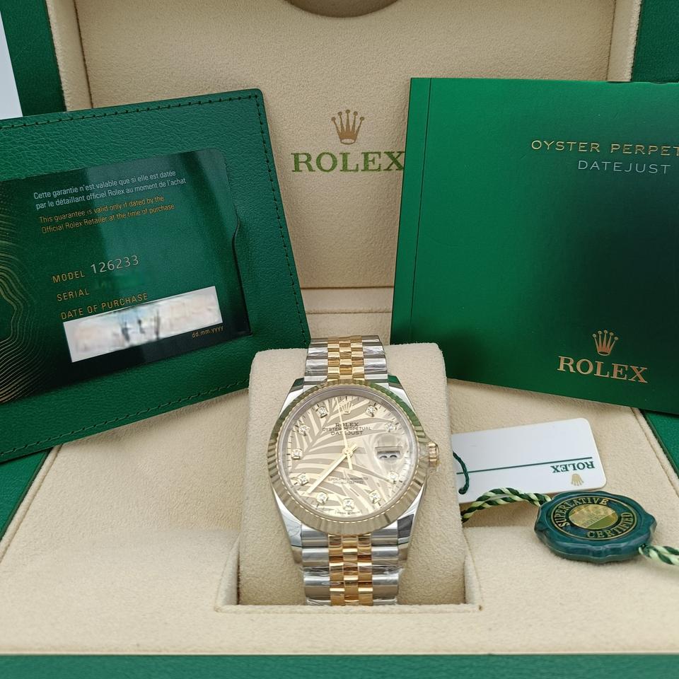 Rolex | Datejust | 126233 | Steel | 36 mm | Gold/Steel | Gold | Automatic