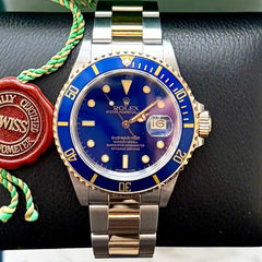 Rolex | Submariner | 16803 | Gold/Steel | 40 mm | Gold/Steel | Blue | Automatic