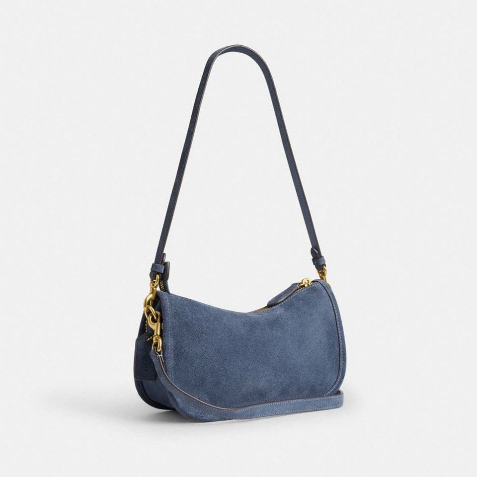Coach Waverly Bag Brass Light Denim