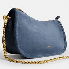 Coach Waverly Bag Brass Light Denim