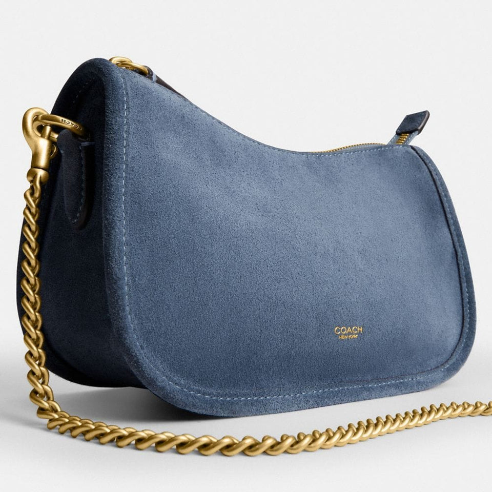 Coach Waverly Bag Brass Light Denim