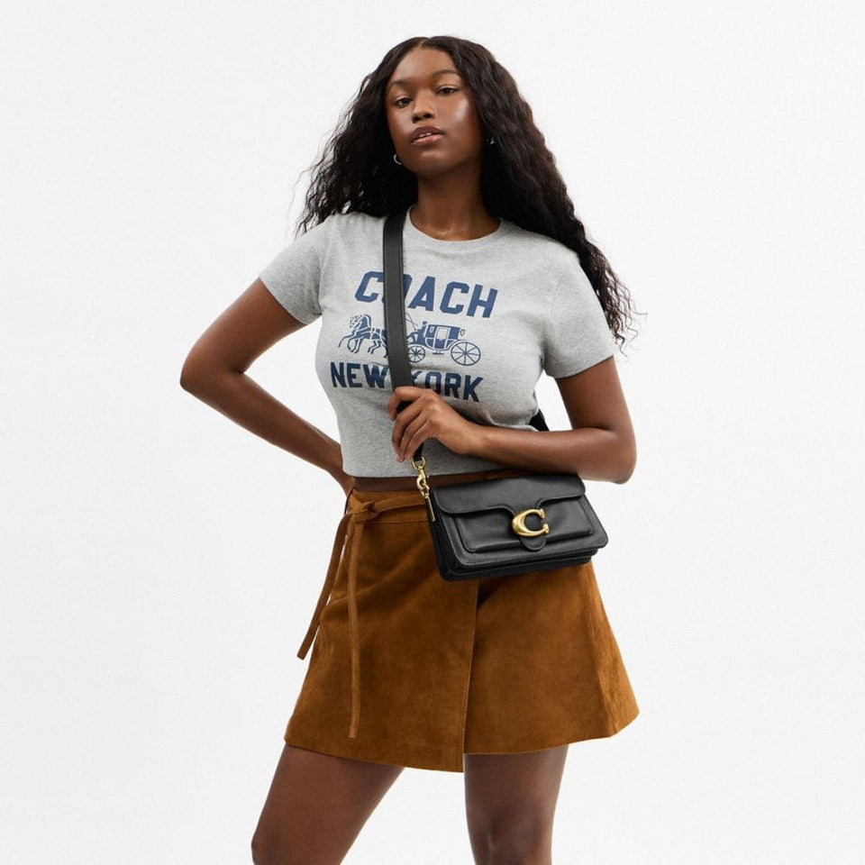 Coach Tabby Shoulder Bag 26 Brass Black