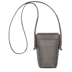 Longchamp Épure Phone case with leather lace Turtledove