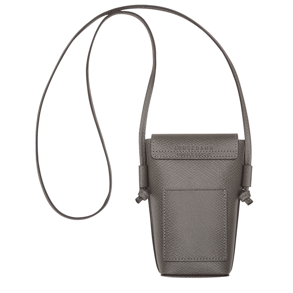 Longchamp Épure Phone case with leather lace Turtledove