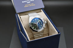 Breitling Chronomat 42 NEW Full Set Green Chronomat B01 42