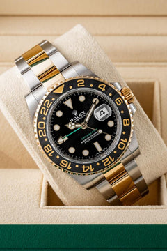 Rolex | GMT-Master II | 116713LN | Gold/Steel | 40 mm | Gold/Steel | Black | Automatic