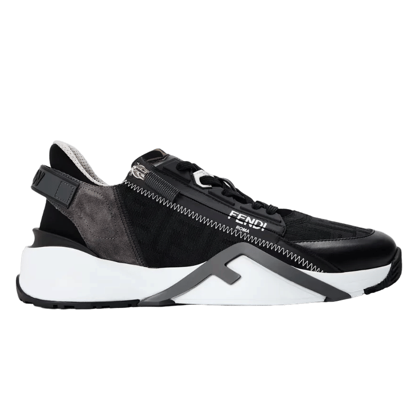FENDI Flow Low Top Trainers 'Black/Anth'