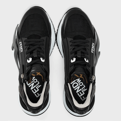 FENDI Flow Low Top Trainers 'Black/Anth'
