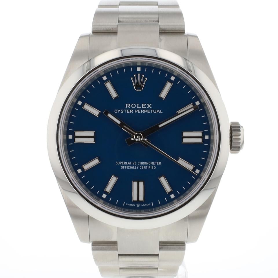 Rolex Oyster Perpetual 41 Med Blue Dial NEW '26