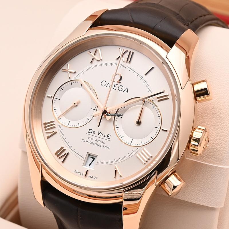 Omega De Ville Hour Vision 42mm Red Gold 431.53.42.51.02.001 Full Set