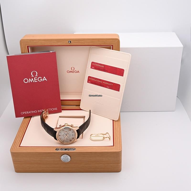 Omega De Ville Hour Vision 42mm Red Gold 431.53.42.51.02.001 Full Set