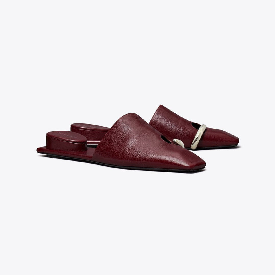 Tory Burch Pierced Mule MERLOT