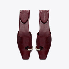 Tory Burch Pierced Mule MERLOT