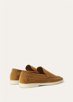 LoroPiana Summer Walk Loafer Tan