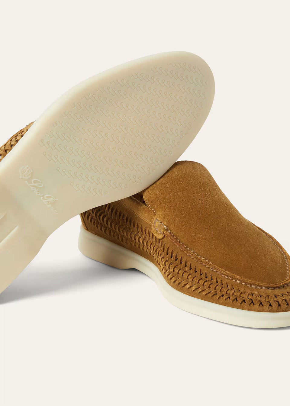LoroPiana Summer Walk Loafer Tan