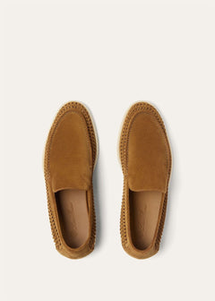 LoroPiana Summer Walk Loafer Tan