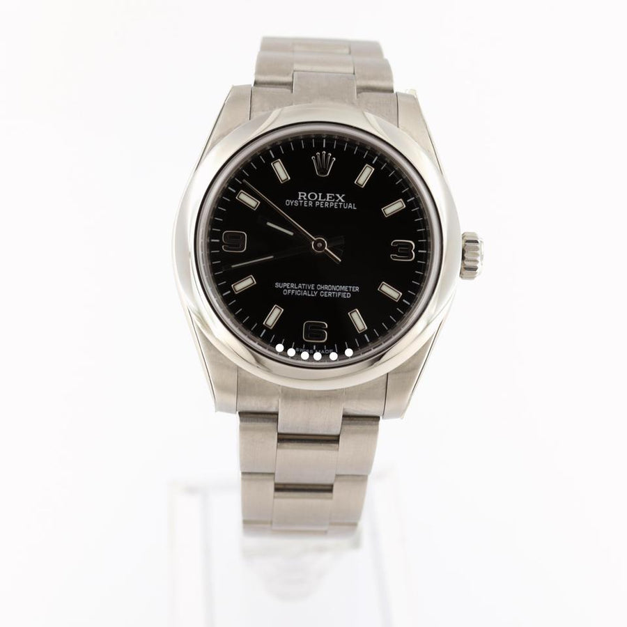 Rolex | Oyster Perpetual | 177200 | Steel | 31 mm | Steel | Black | Automatic
