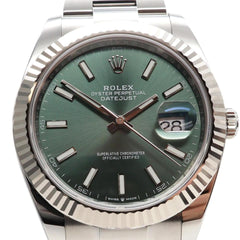 Rolex | Datejust | 126334-0027 | Steel | 41 mm | Steel | Green | Automatic
