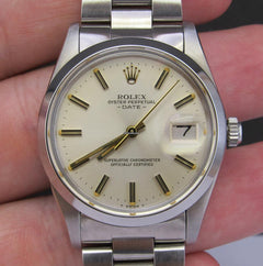 Rolex | Oyster Perpetual | 15000 | Steel | 34 x 43 mm | Steel | Silver | Automatic
