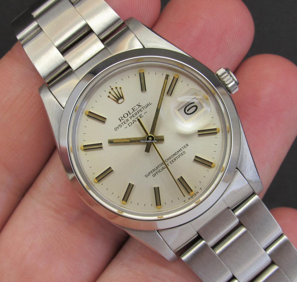 Rolex | Oyster Perpetual | 15000 | Steel | 34 x 43 mm | Steel | Silver | Automatic