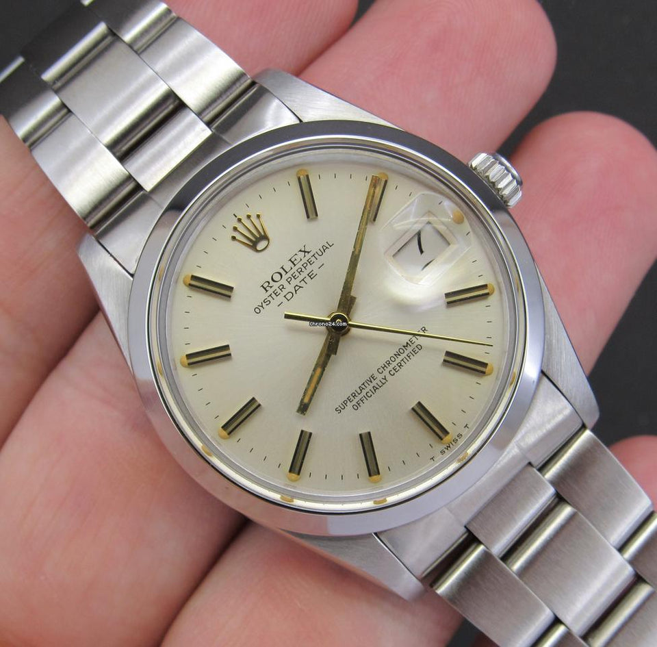 Rolex | Oyster Perpetual | 15000 | Steel | 34 x 43 mm | Steel | Silver | Automatic