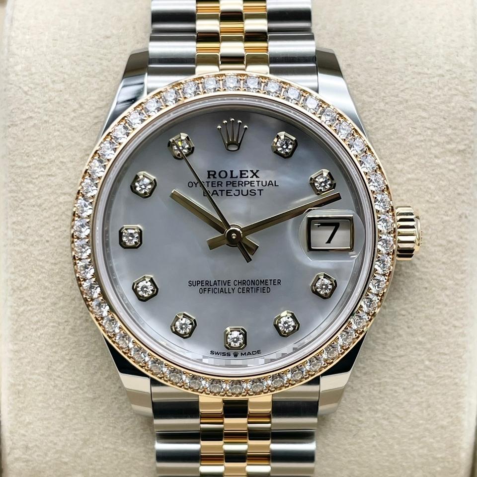 Rolex | Datejust | 278383RBR | Gold/Steel | 31 mm | Gold/Steel | Mother of pearl | Automatic