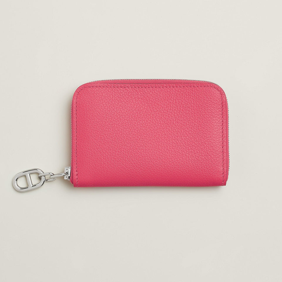 Hermes Zipengo Chaine D'Ancre Compact Card Holder Poussire