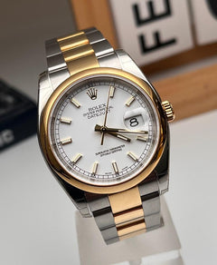 Rolex | Datejust | 116203-0124 | Gold/Steel | Gold/Steel | White | Automatic