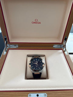 Omega Constellation Chronometer Omega Constellation 41 mm steel gold on leather strap
